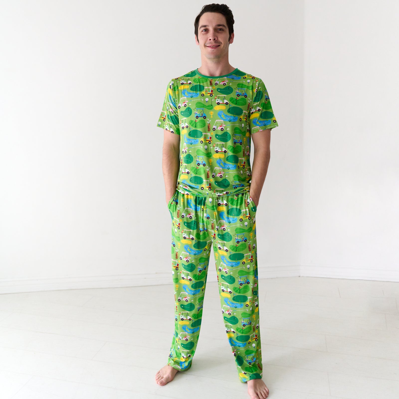 Fairway Fun Men's Short Sleeve Pajama Top - Image 2