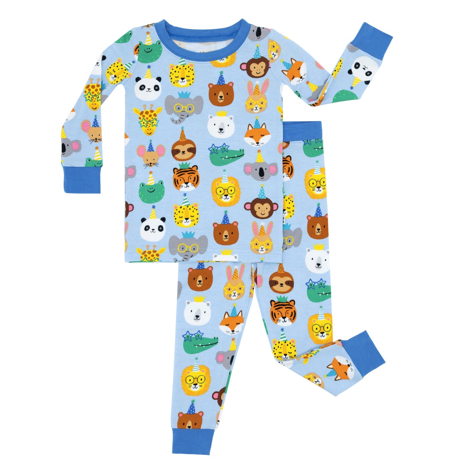 Blue Party Pals Two-Piece Pajama Set - Image 5