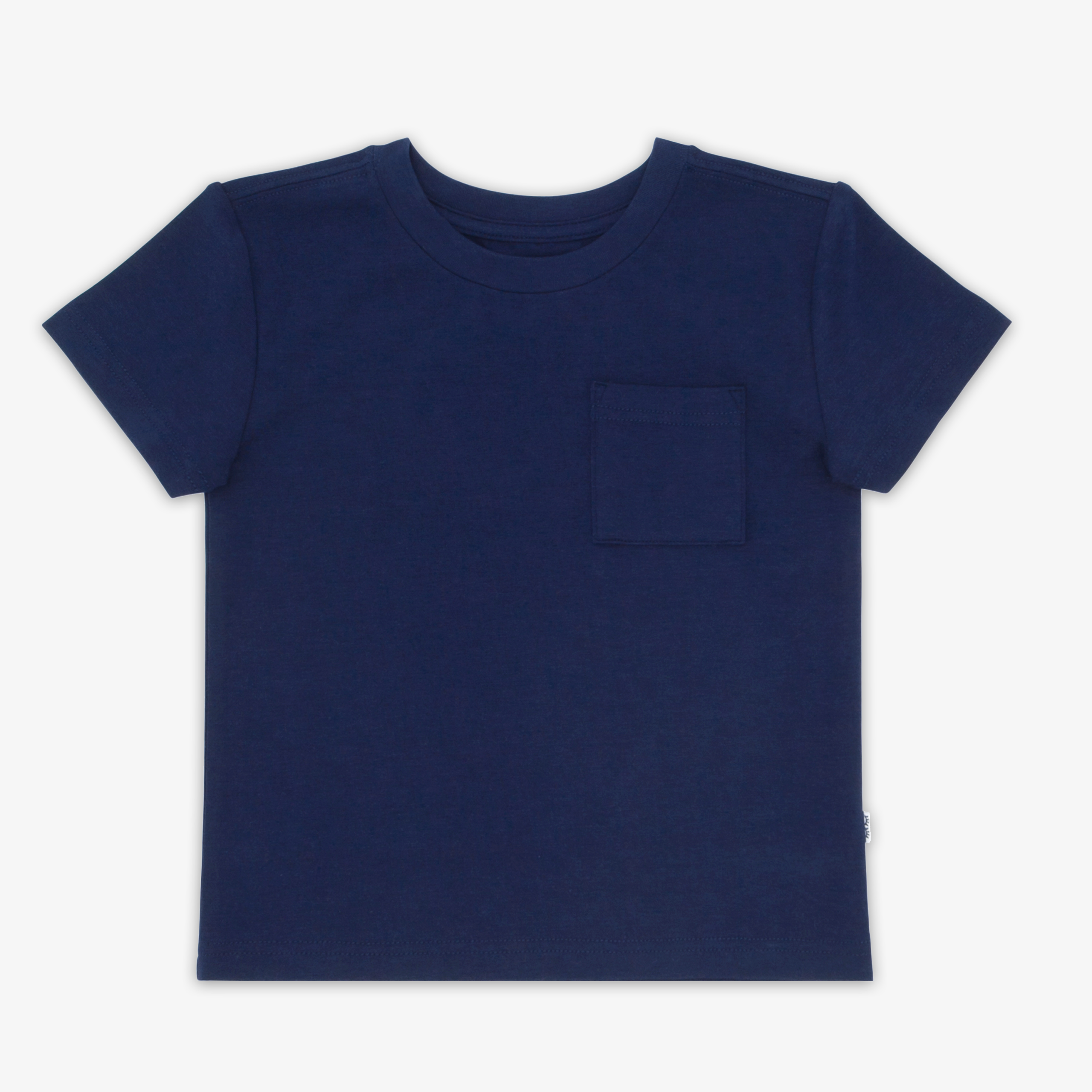 Classic Navy Short Sleeve Relaxed Pocket Tee - Image 3
