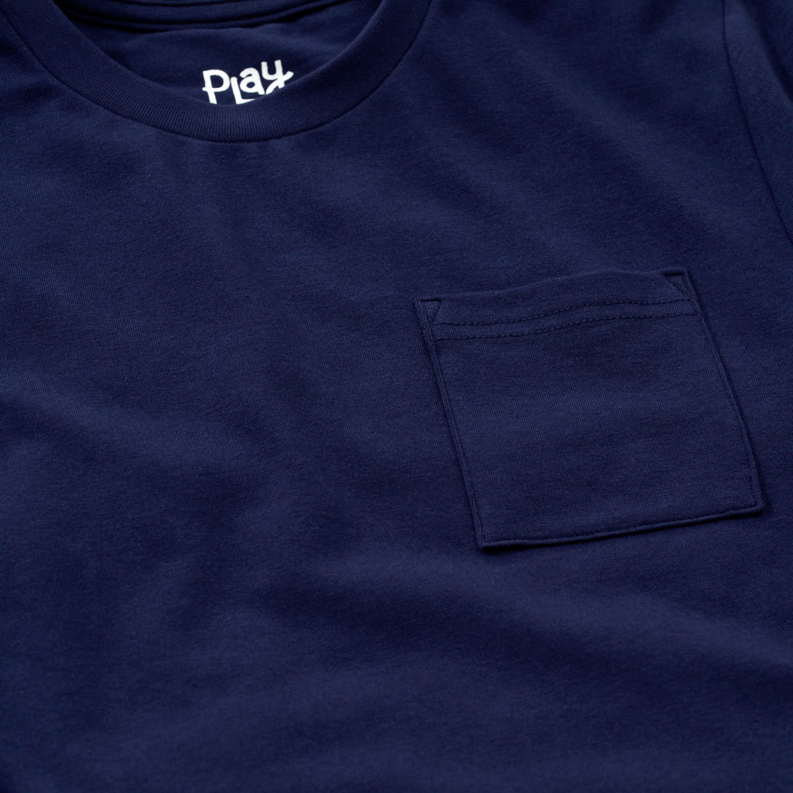 Classic Navy Short Sleeve Relaxed Pocket Tee - Image 4