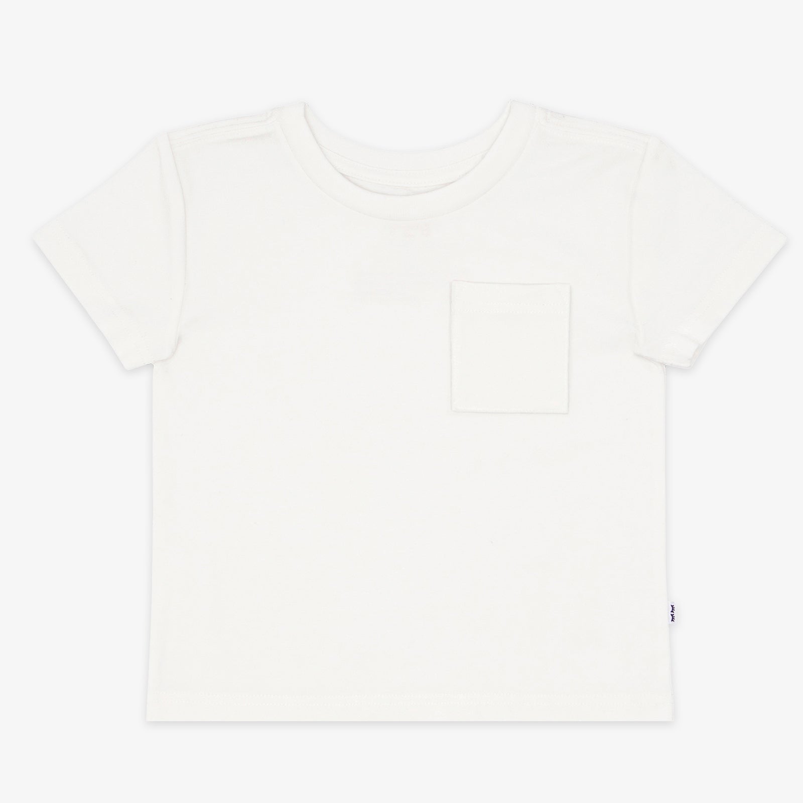 Soft White Short Sleeve Relaxed Pocket Tee - Image 3