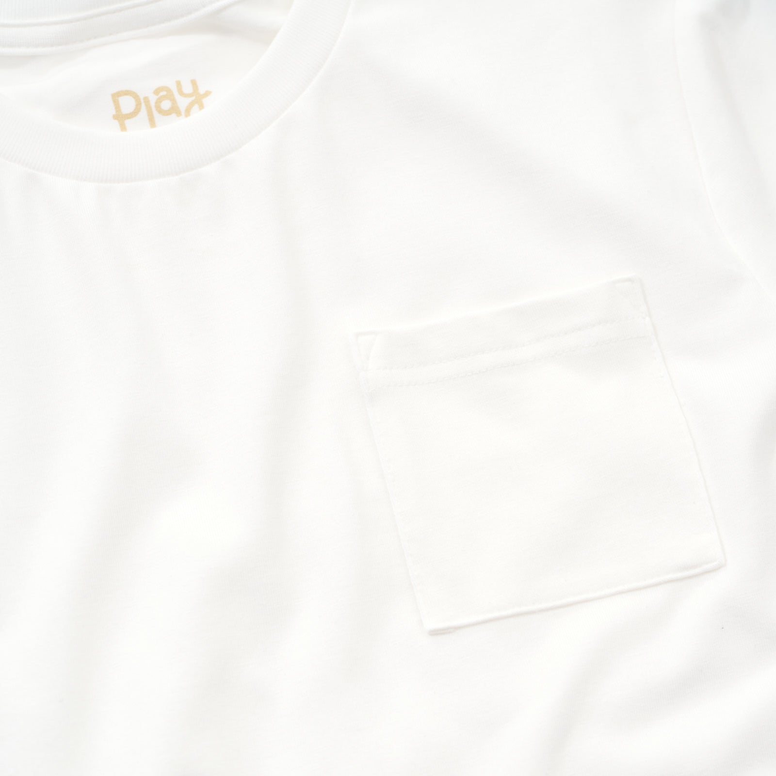Soft White Short Sleeve Relaxed Pocket Tee - Image 4