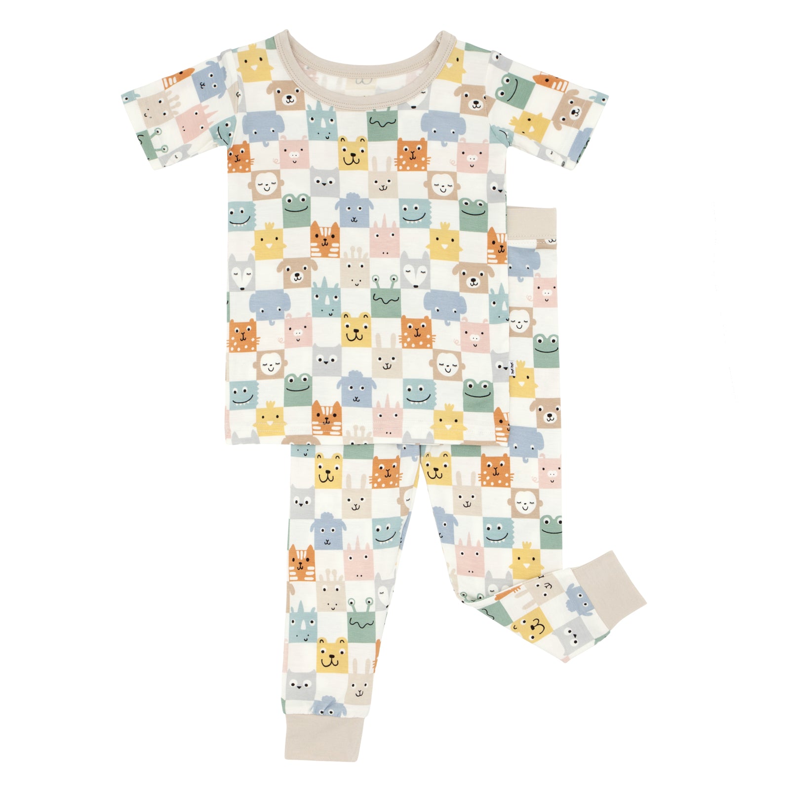 Check Mates Two-Piece Short Sleeve Pajama Set - Image 6