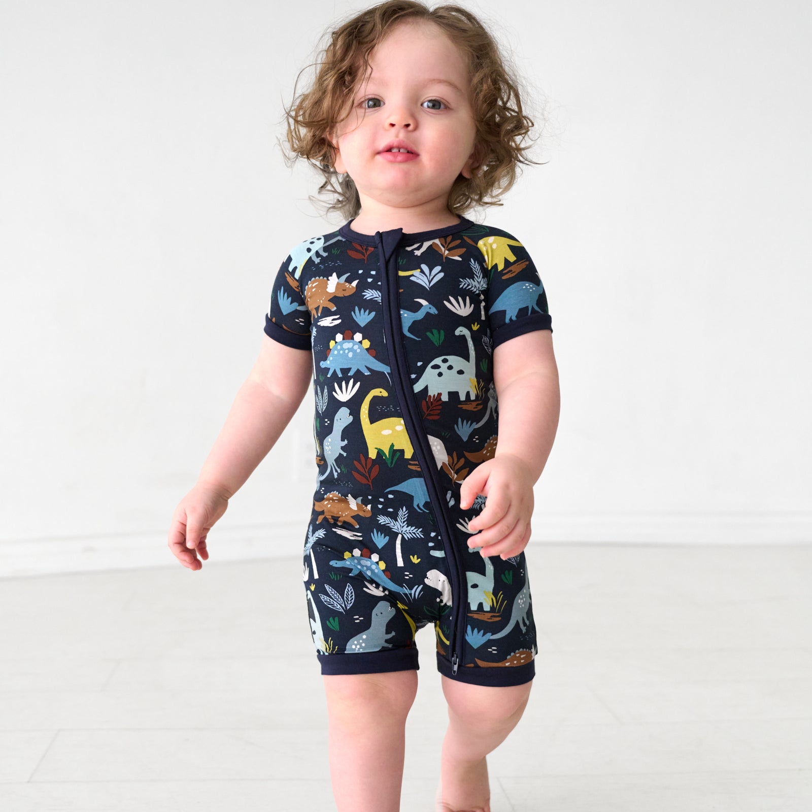 Navy Jurassic Jungle Shorty Zippy - Image 2