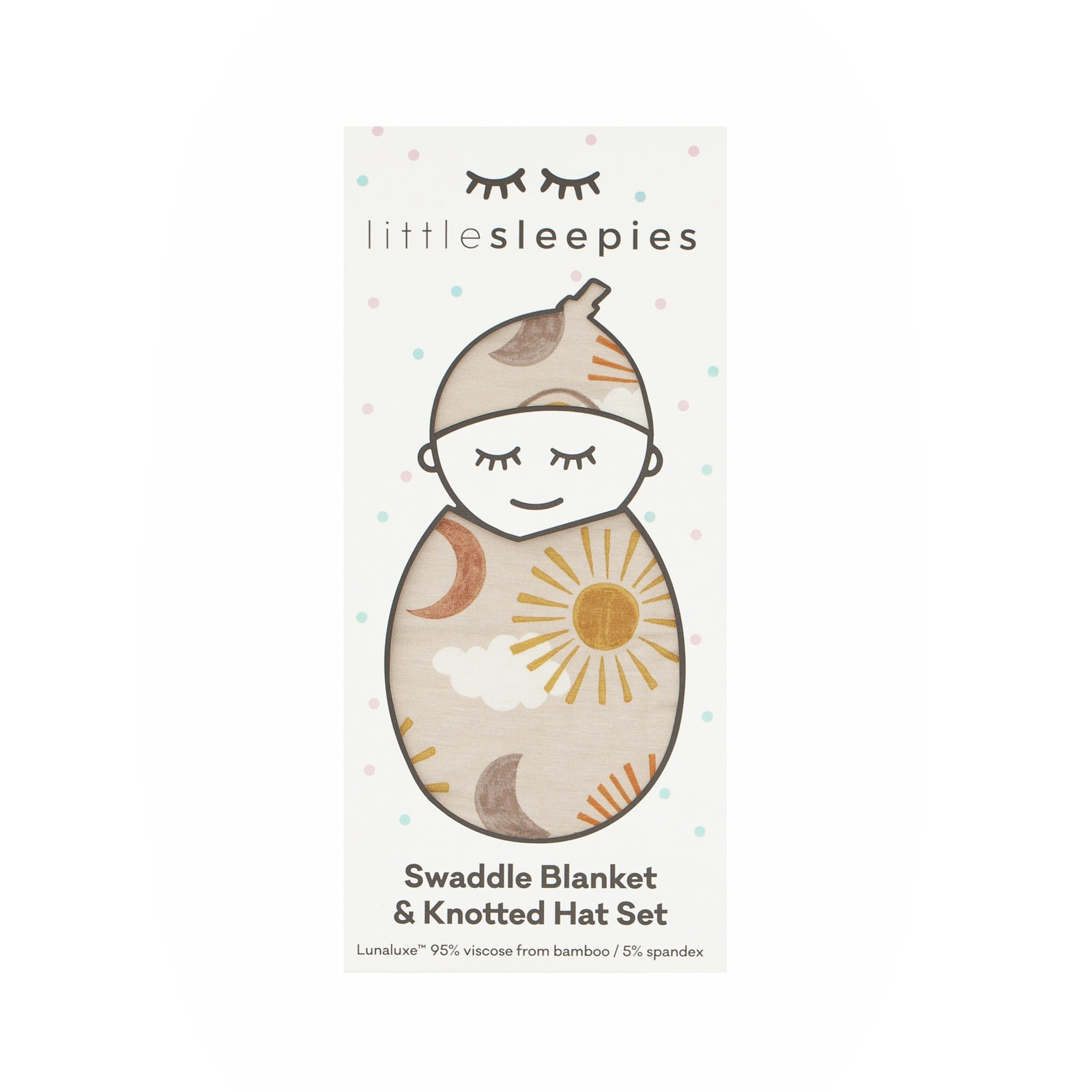 Desert Sunrise Swaddle & Hat Set - Image 5
