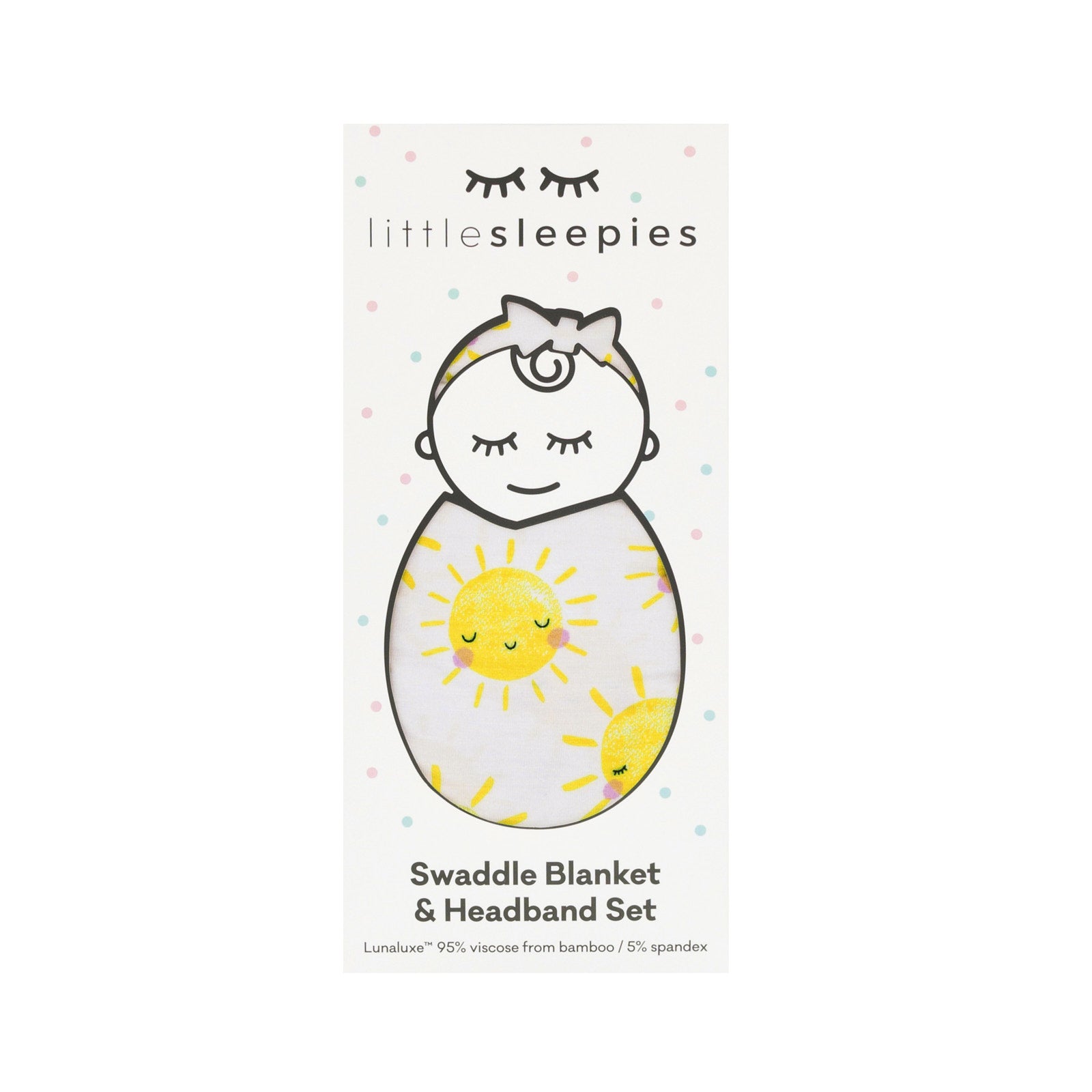 Sunshine Swaddle & Luxe Bow Headband Set - Image 4