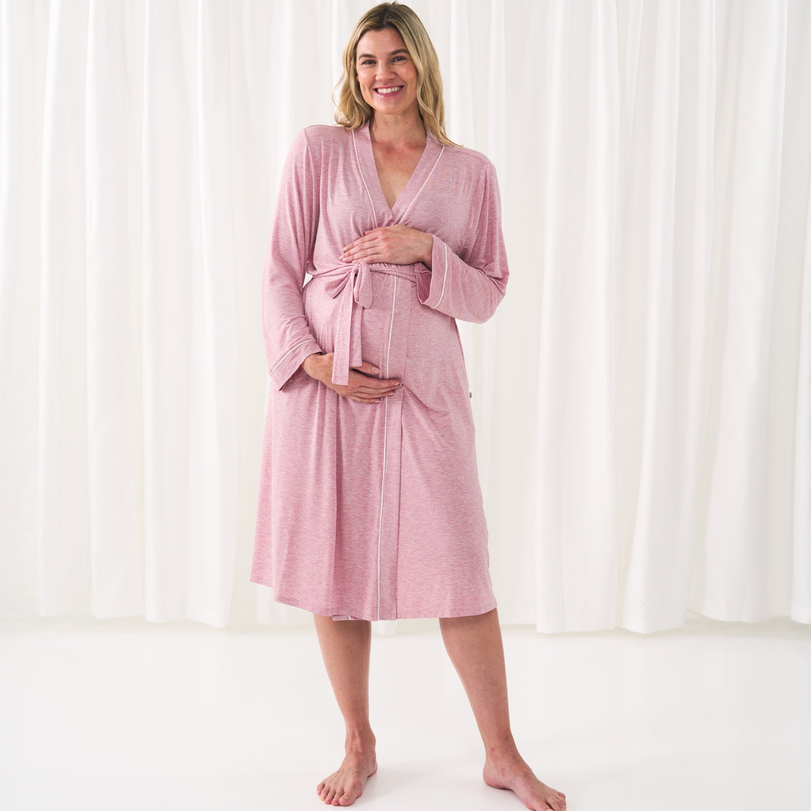 Heather Mauve Women's Robe - Image 4