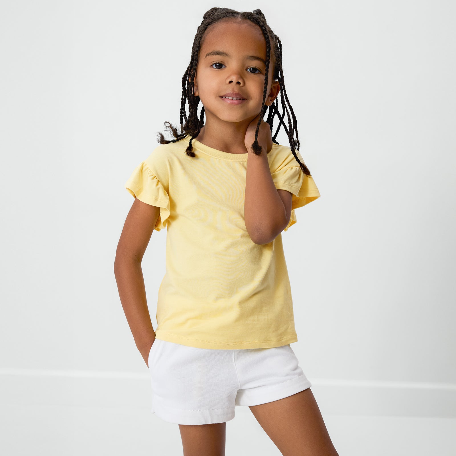 Lemon Twist Flutter Tee - Image 2