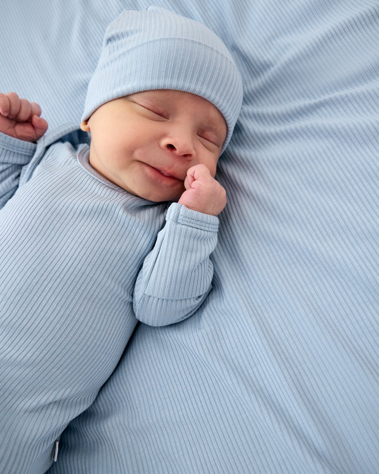 Light Fog Ribbed Mini Cloud Blanket® - Image 4