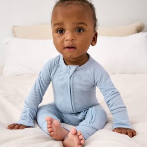 Light Fog Ribbed Zippy