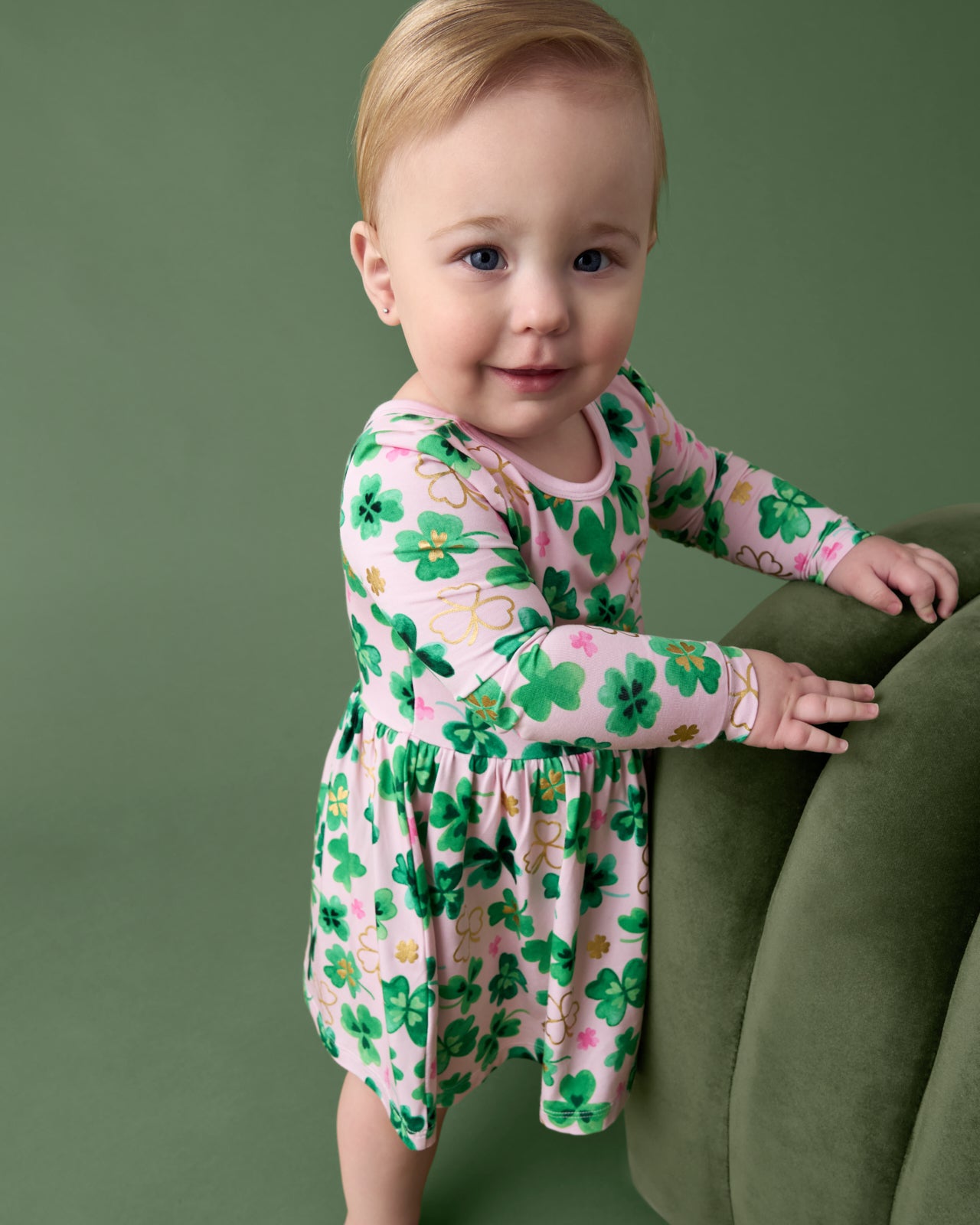 Clover Cuties Twirl Dress with Bodysuit - Image 3