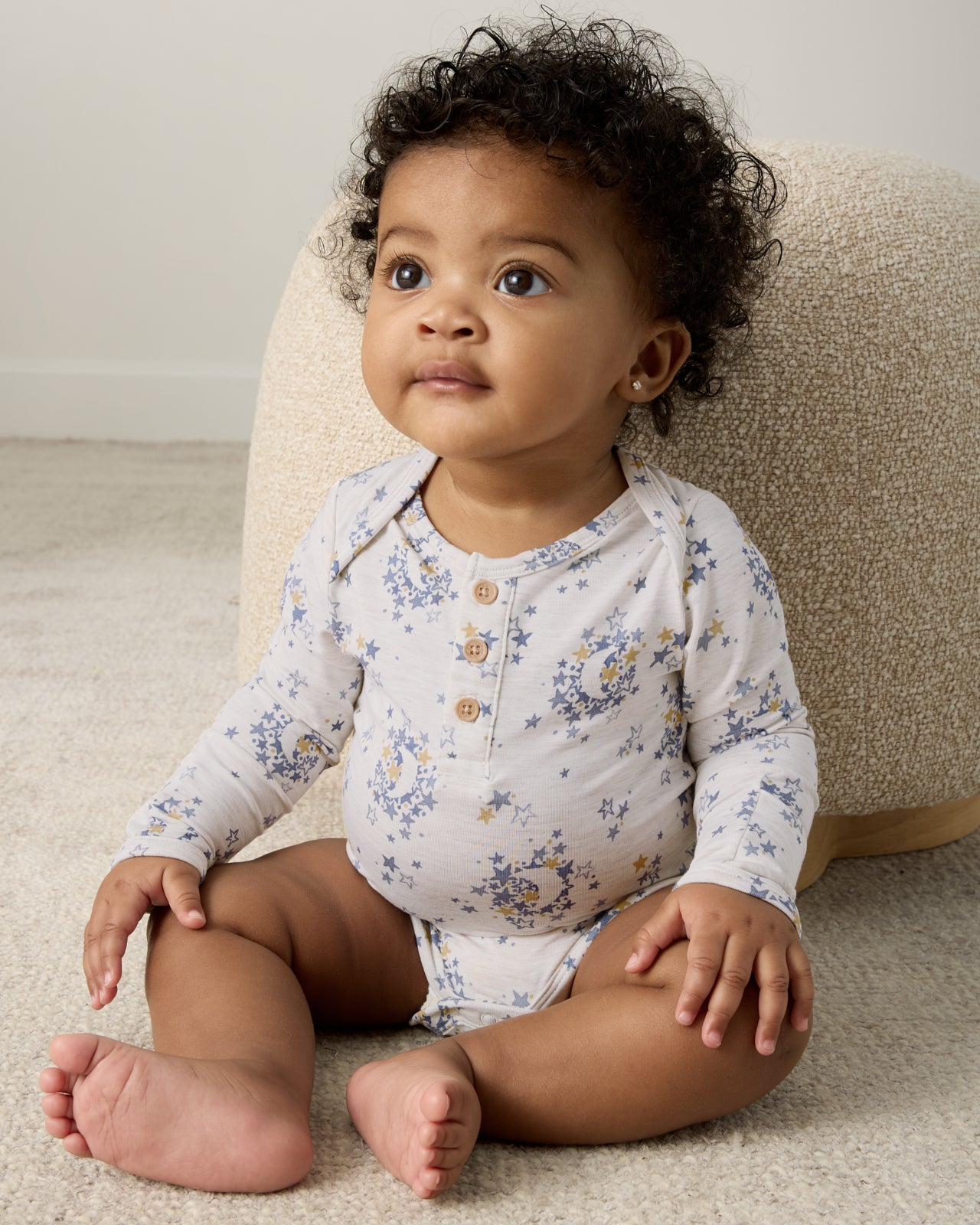 Lullaby Sky Henley Bodysuit - Image 3