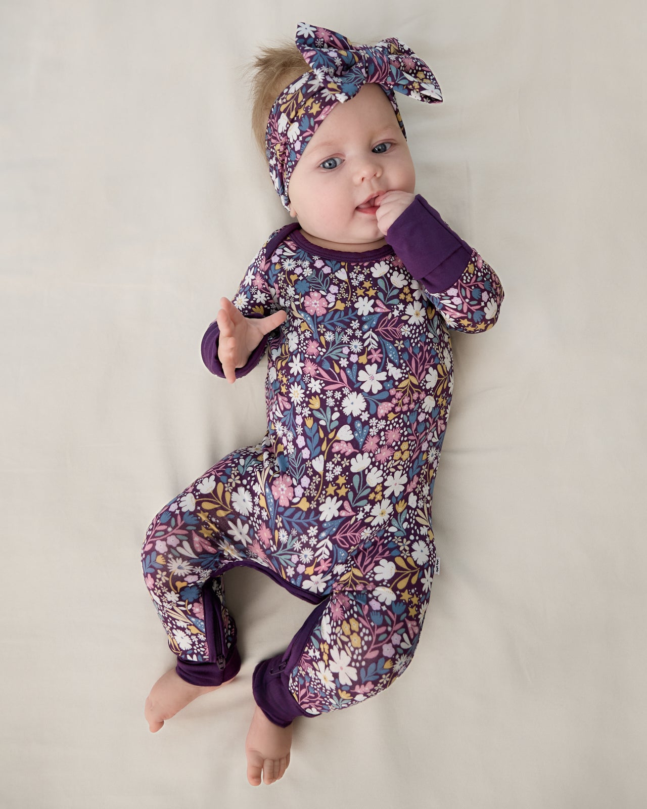 Midnight Petals Crescent Zippy - Image 2