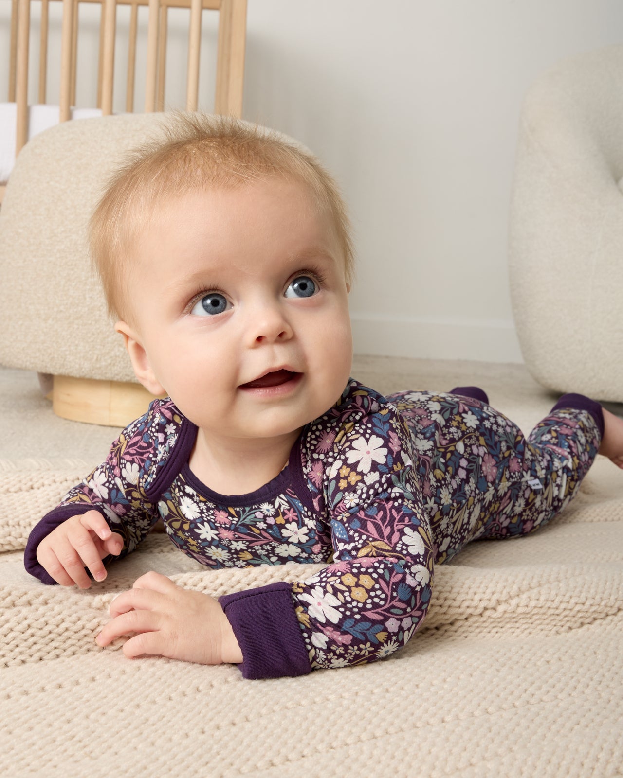 Midnight Petals Crescent Zippy - Image 5