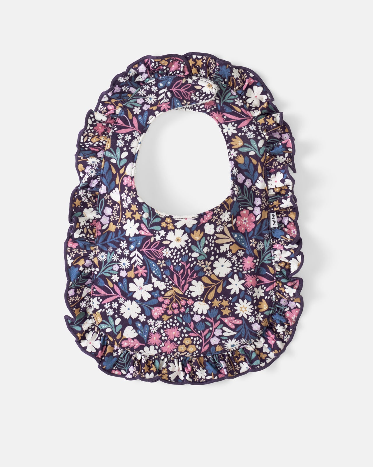 Midnight Petals Ruffle Bib - Image 4