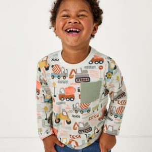 Mini Builders Relaxed Pocket Tee