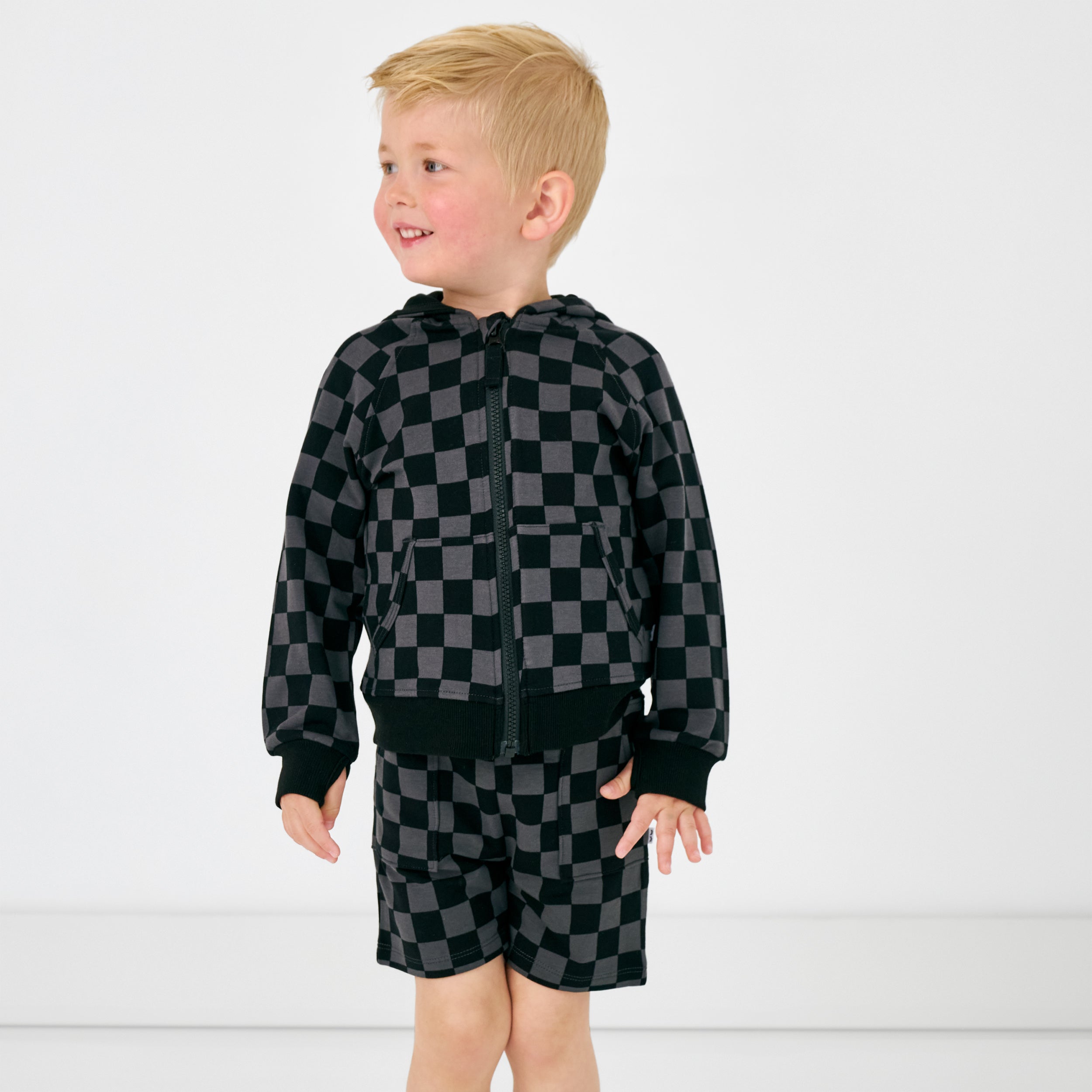 Monochrome Checks Shorts