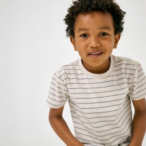 Stone Stripes Short Sleeve Relaxed Tee