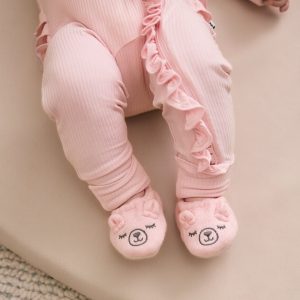 Prima Pink Bear Booties