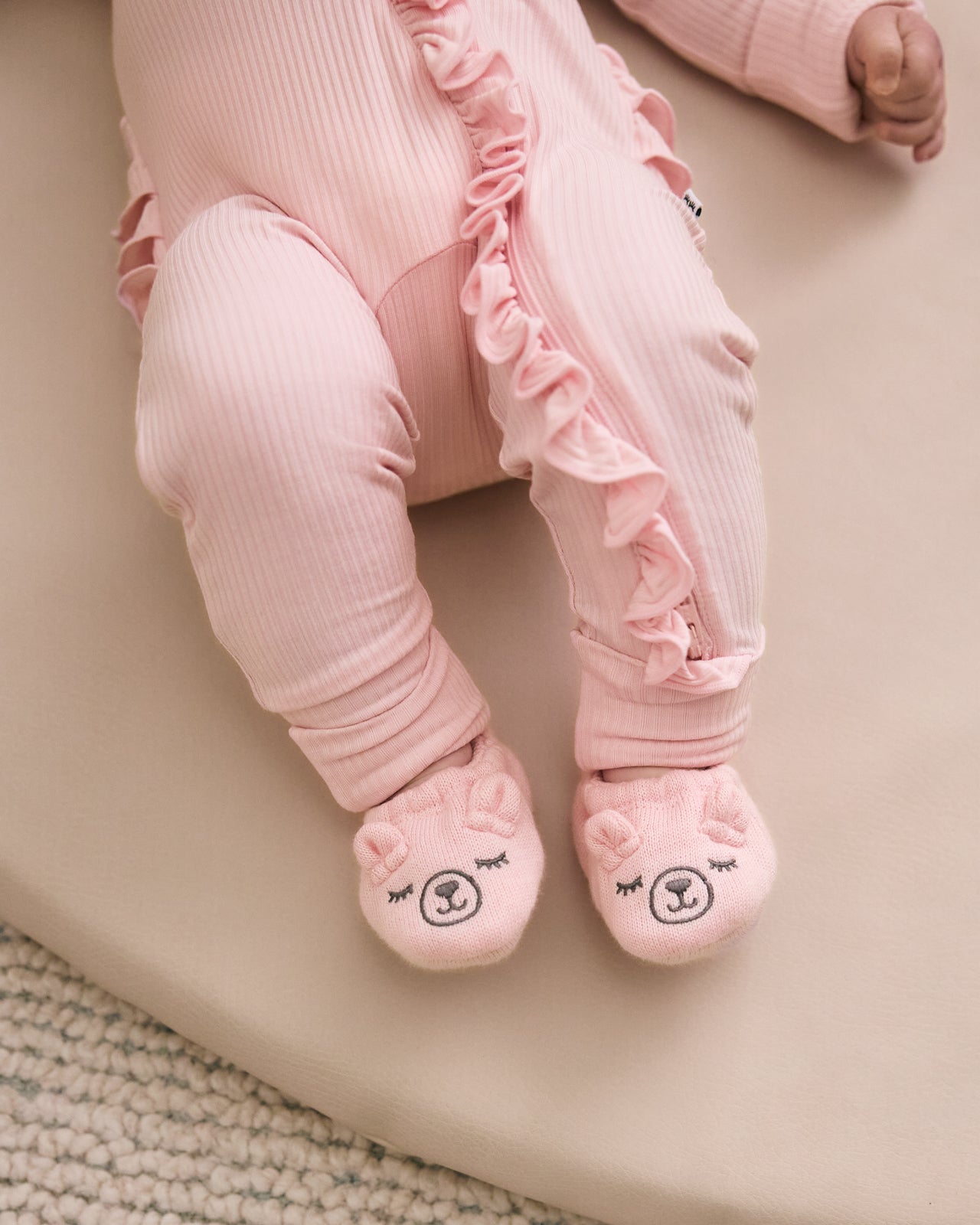 Prima Pink Bear Booties