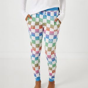 Ombre Cheery Checks Women's Pajama Pants