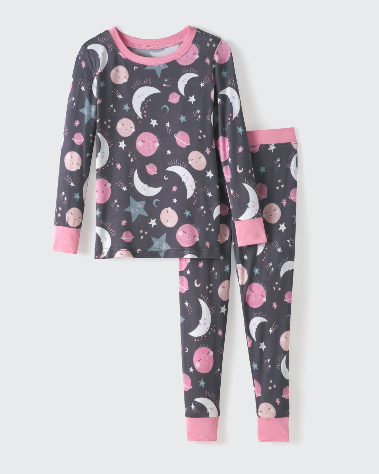 Pink To the Moon & Back Two-Piece Pajama Set - Image 5