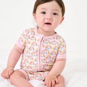 Pastel Rainbows Shorty Zippy