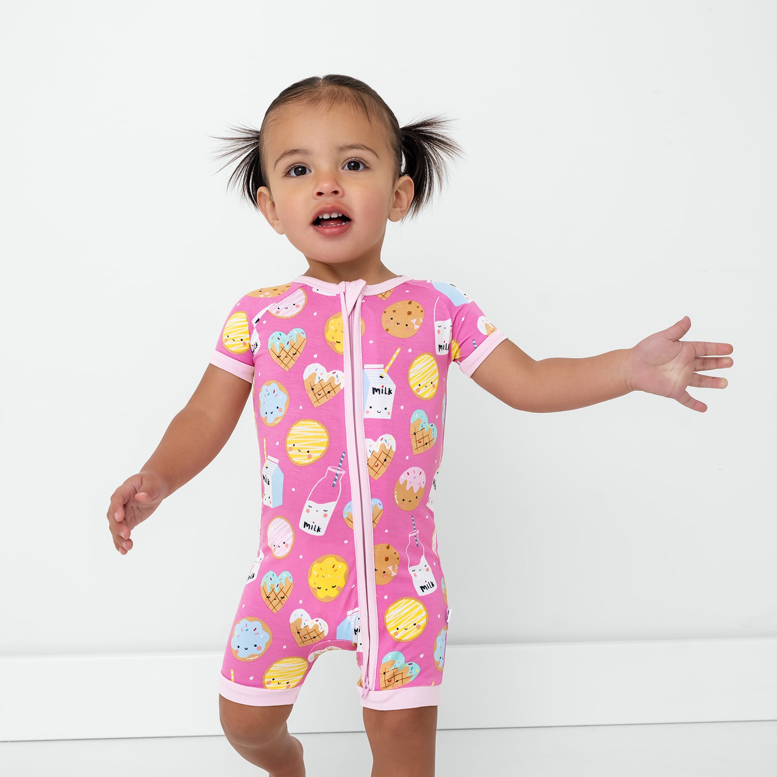 Pink Cookies & Milk Shorty Zippy - Image 3