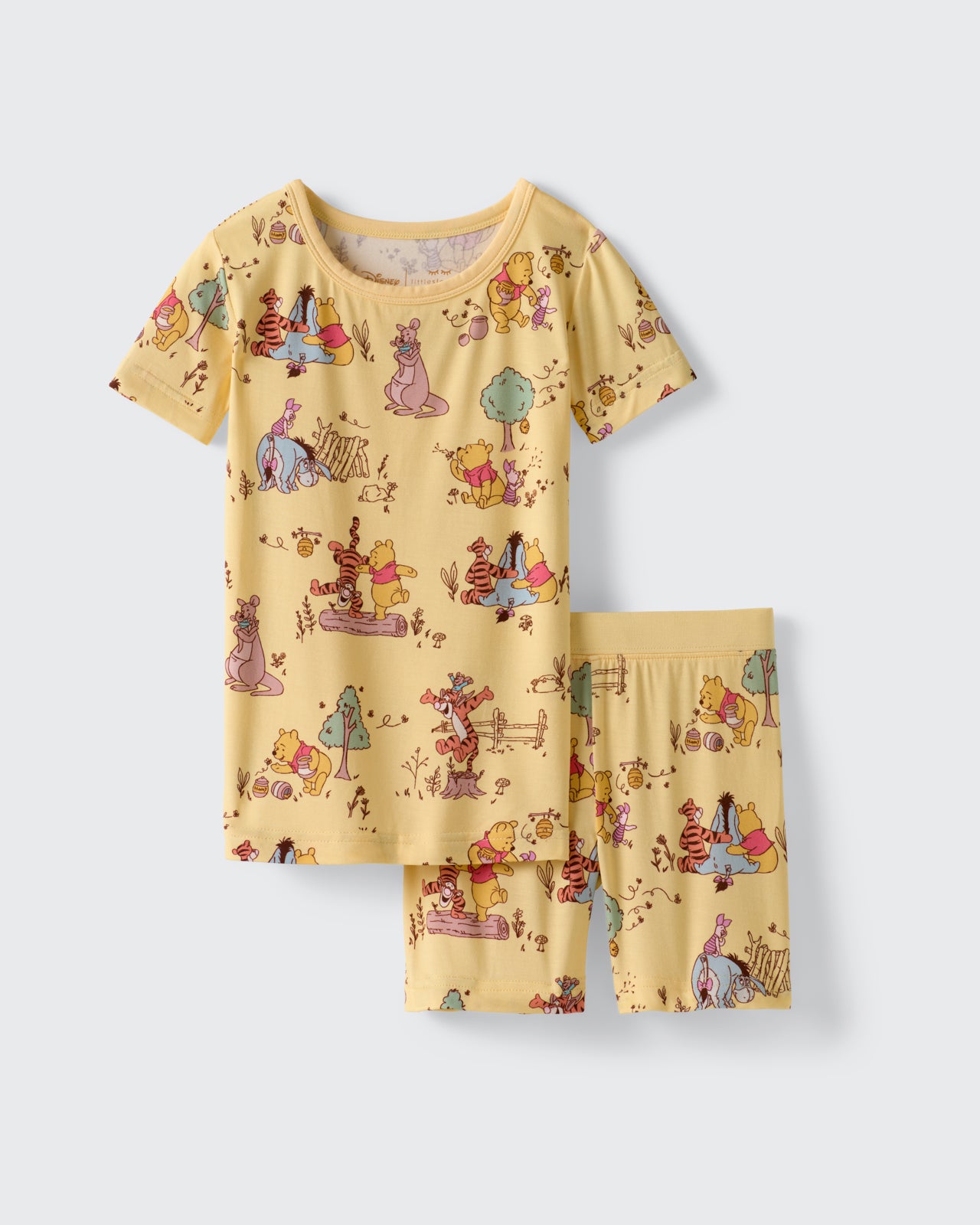 Disney Playtime With Pooh Two-Piece Short Sleeve & Shorts Pajama Set - Image 5