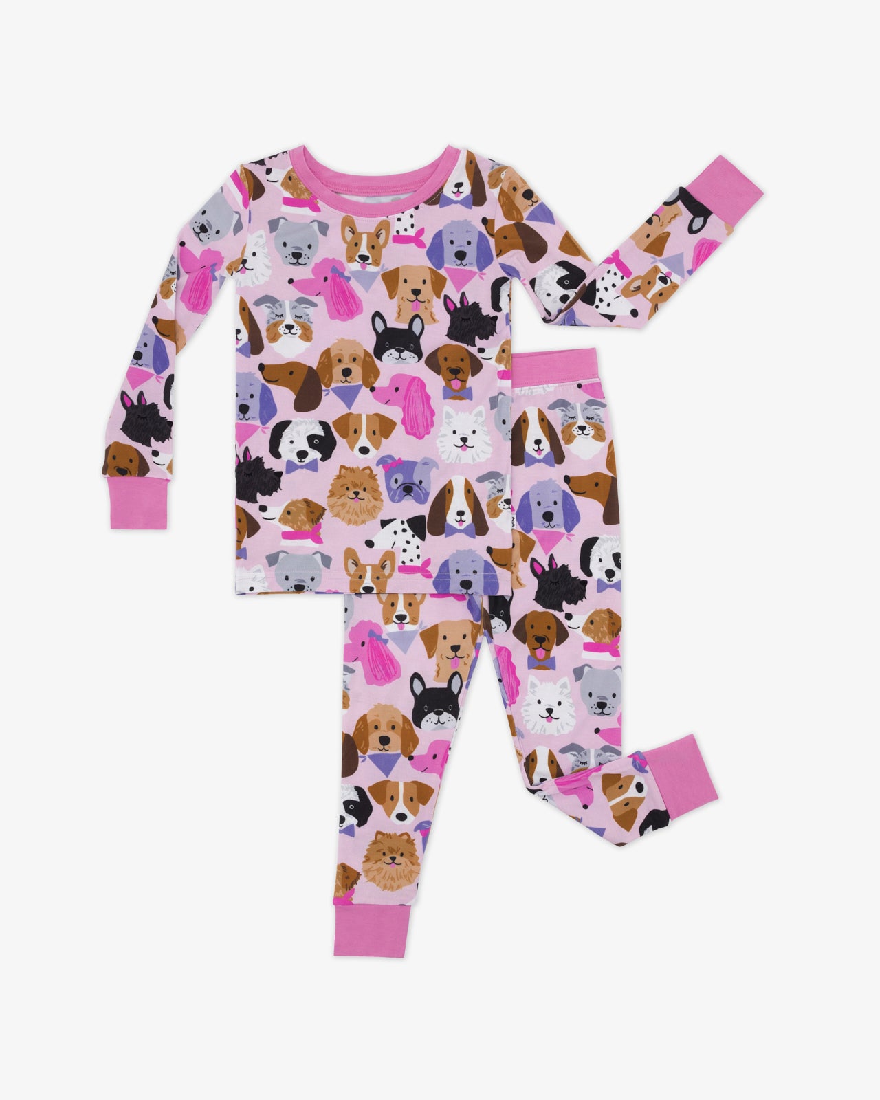 Pink Puppy Parade Two-Piece Pajama Set - Image 6