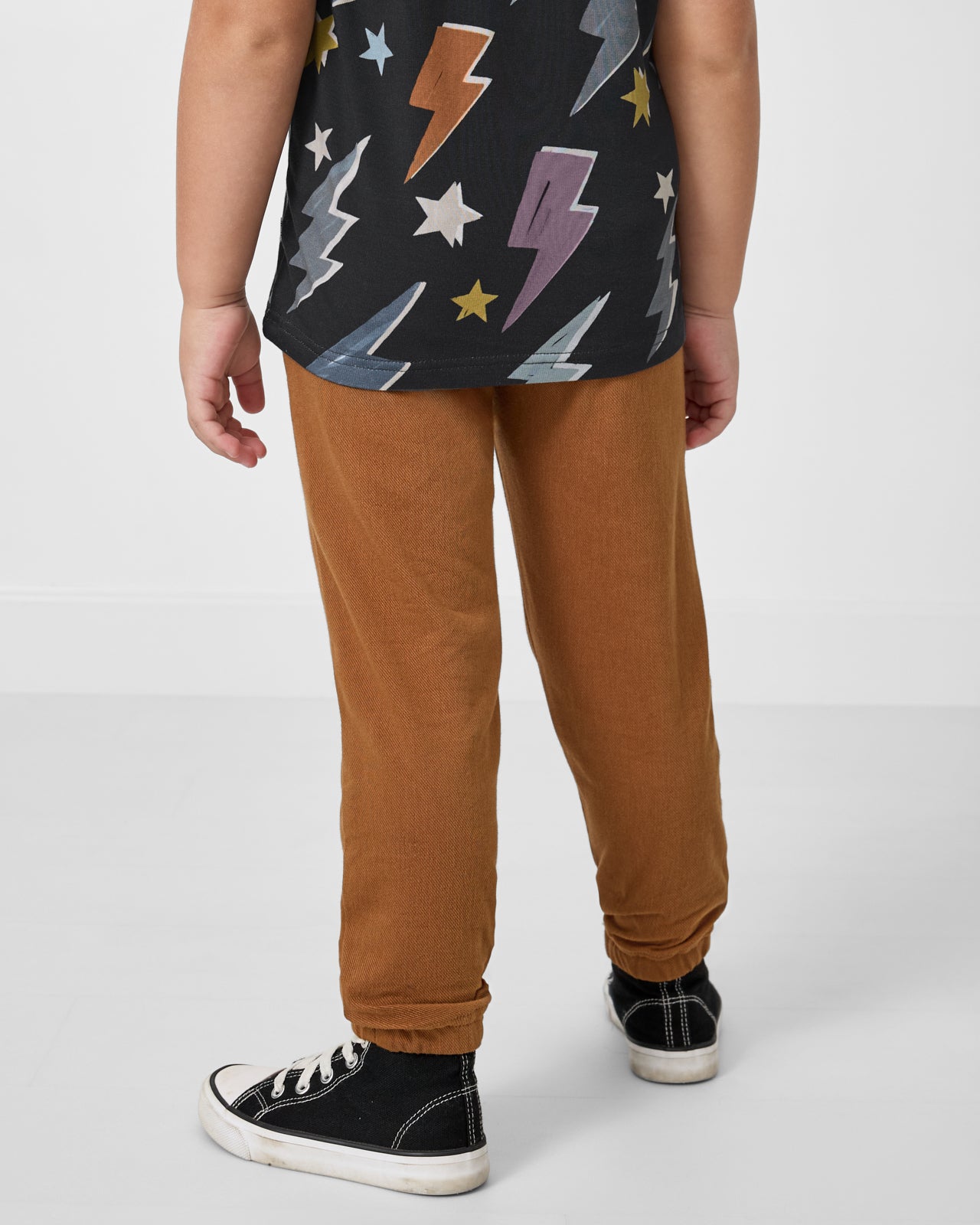 Rich Toffee Denim Jogger - Image 3