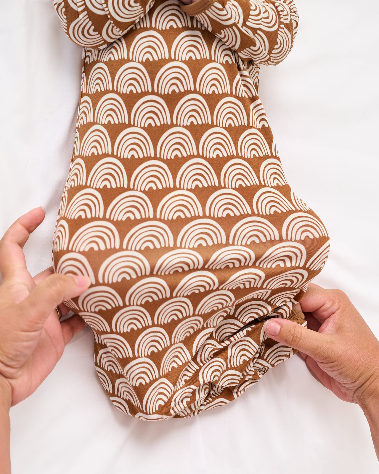 Rust Rainbows Infant Gown - Image 4