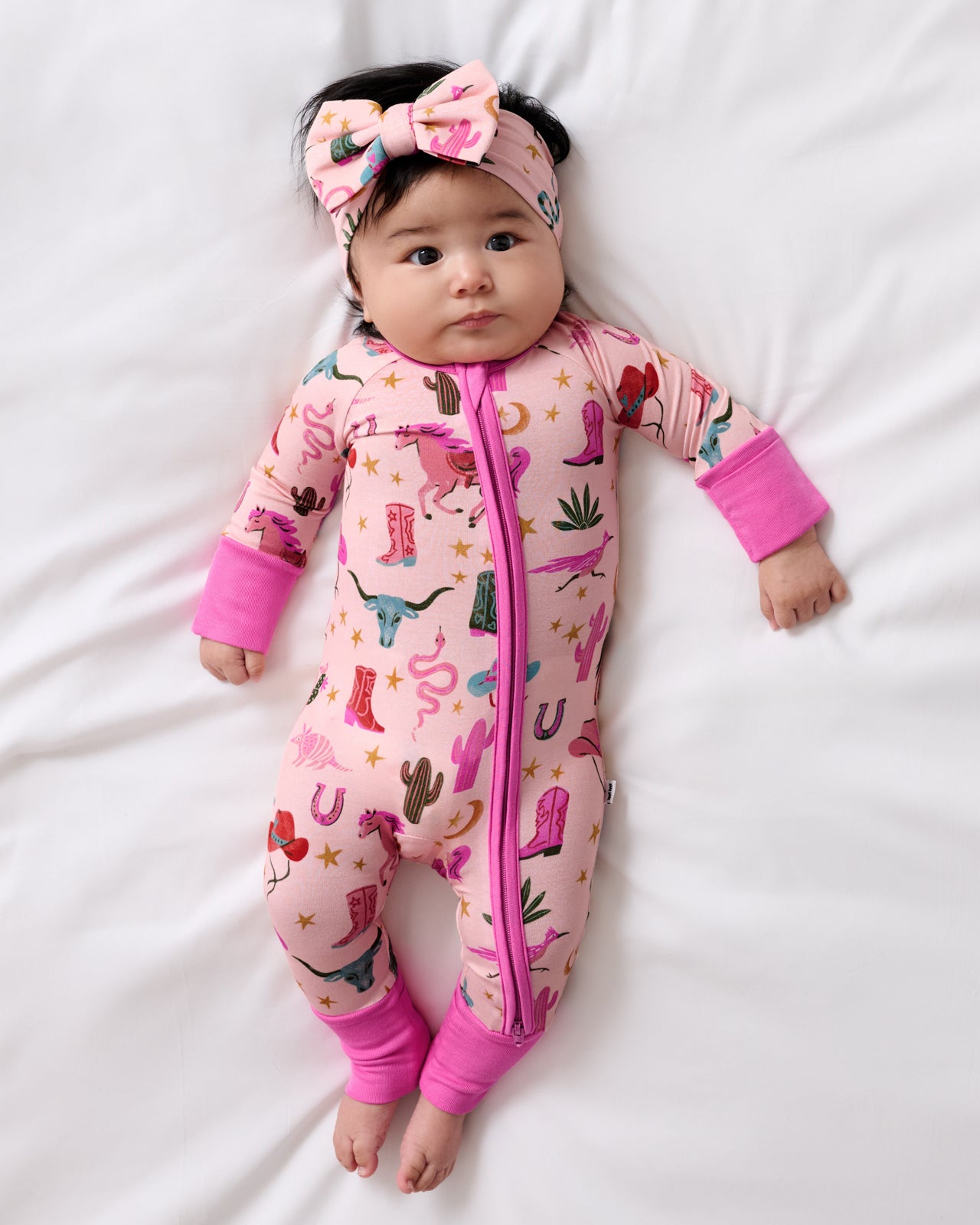 Pink Rancher Roundup Luxe Bow Headband - Image 2