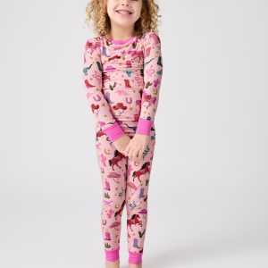 Pink Rancher Roundup Two-Piece Pajama Set