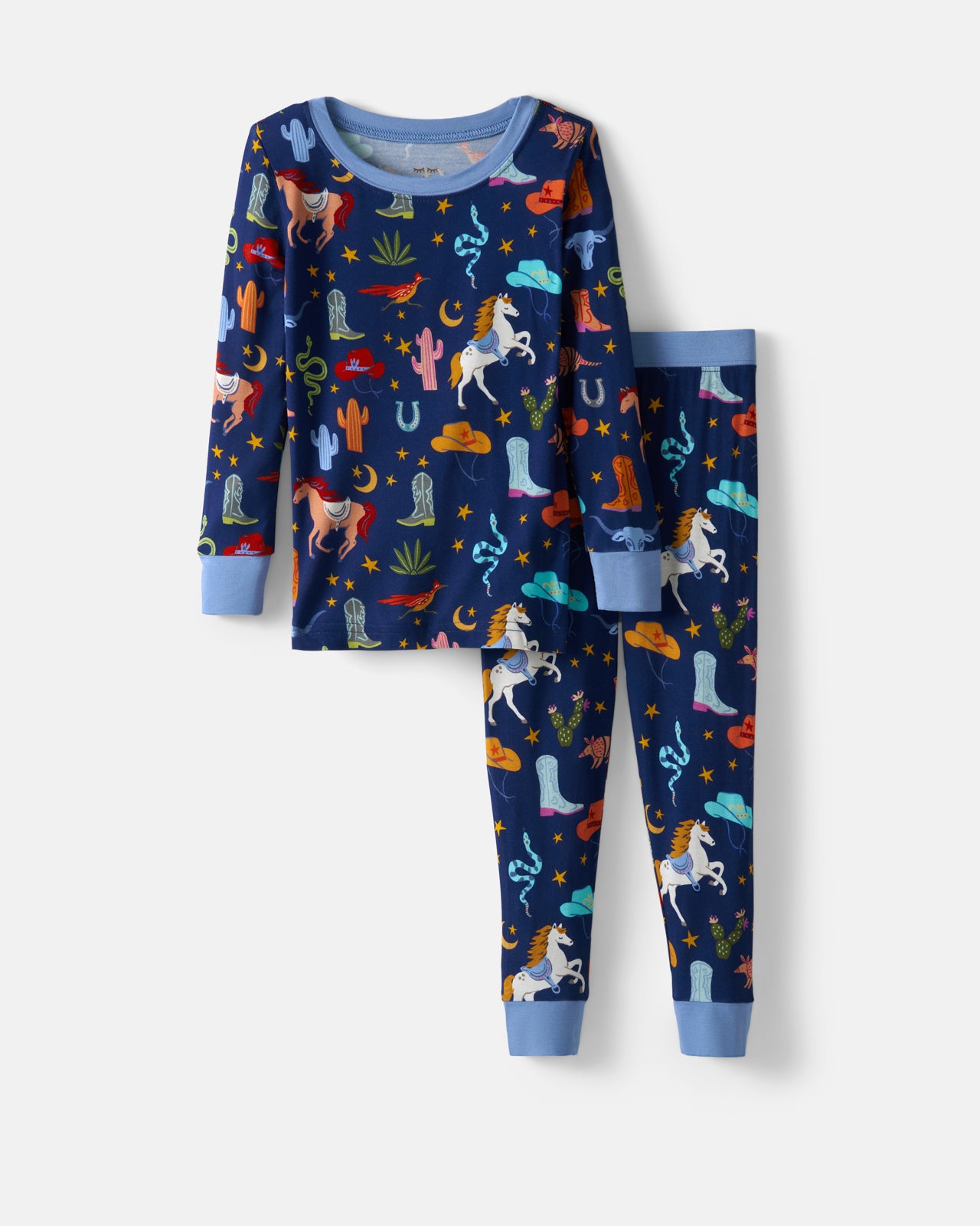 Blue Rancher Roundup Two-Piece Pajama Set - Image 4