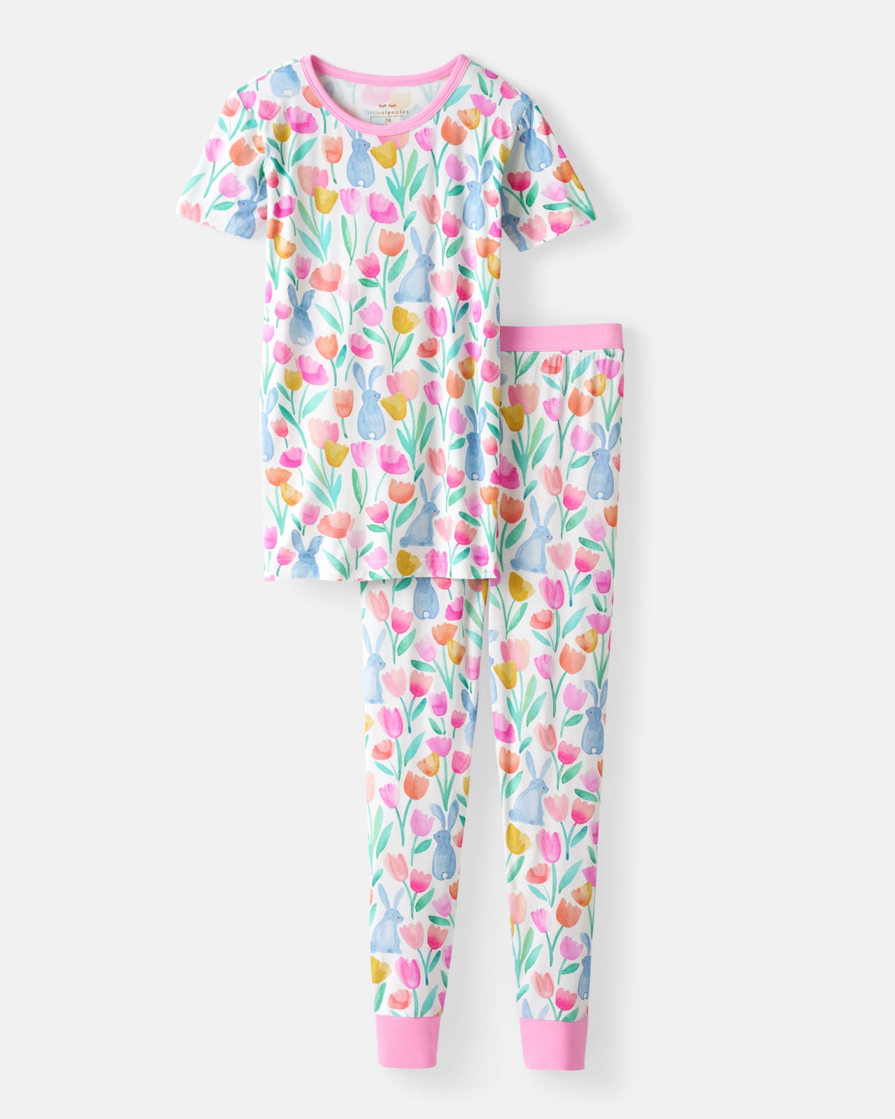 Garden Hop Two-Piece Short Sleeve Pajama Set - Image 6