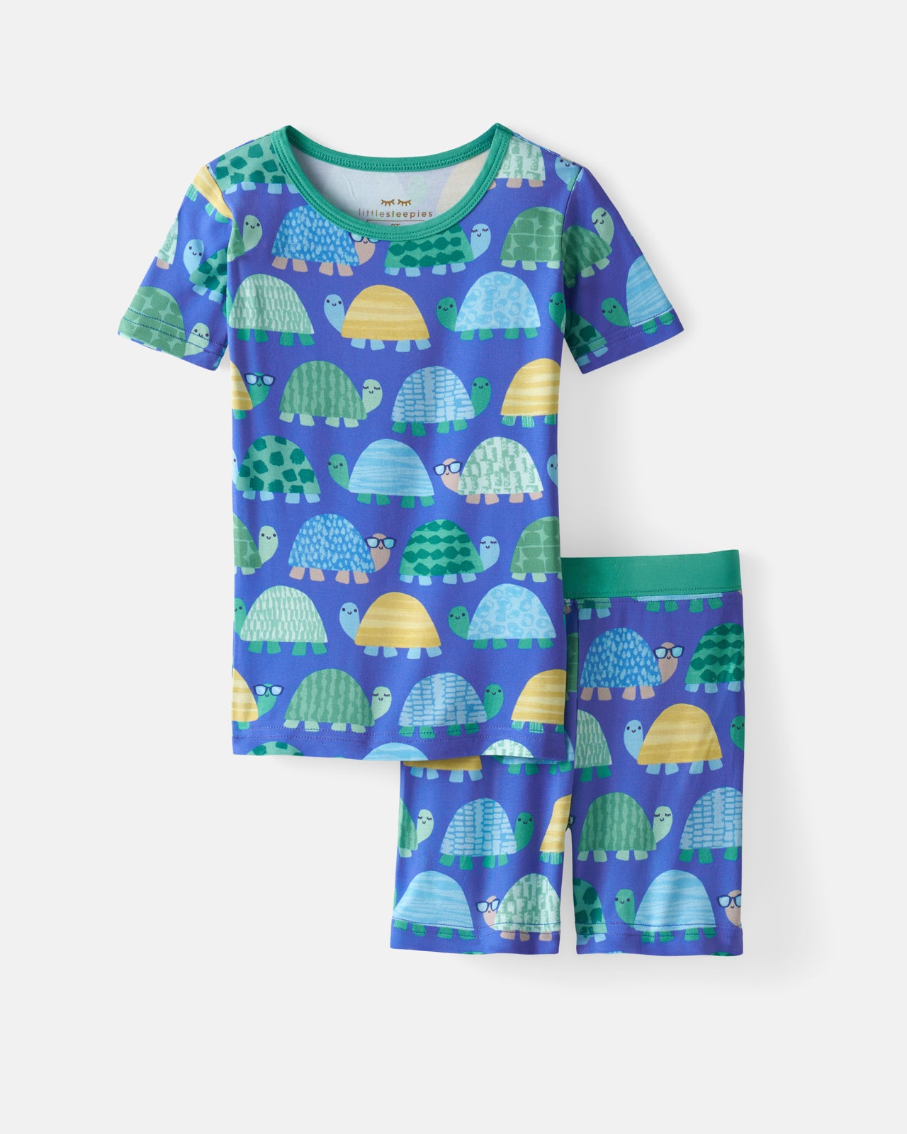 Shell Parade Two-Piece Short Sleeve & Shorts Pajama Set - Image 6