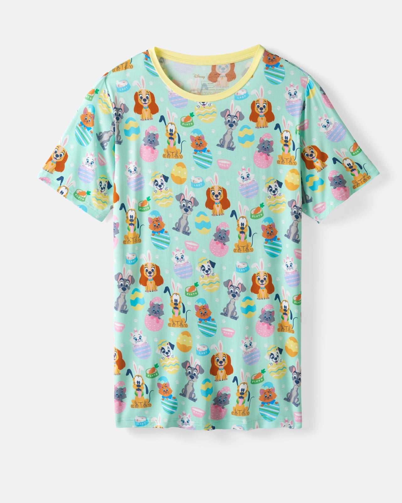 Disney Peekaboo Pets Men's Short Sleeve Pajama Top - Image 5