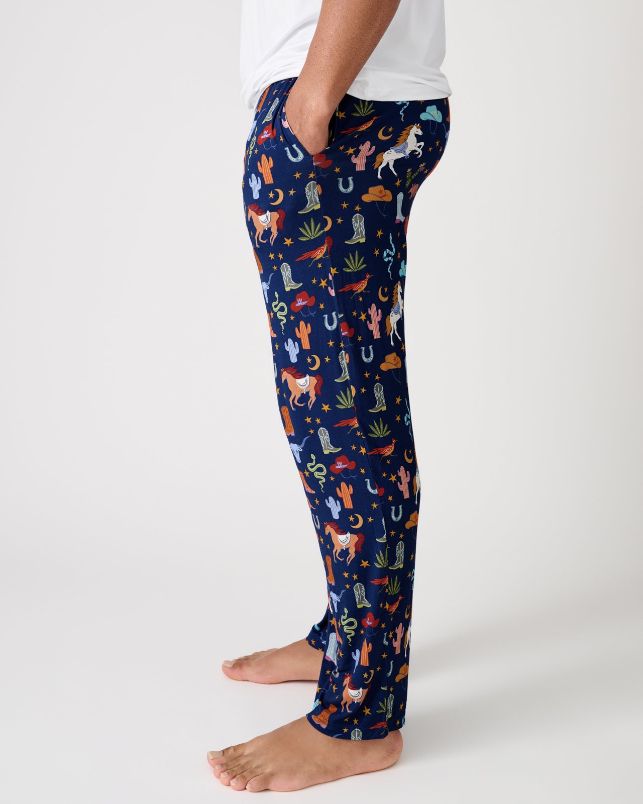 Blue Rancher Roundup Men's Pajama Pants - Image 2