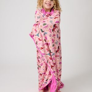 Pink Rancher Roundup Large Cloud Blanket?