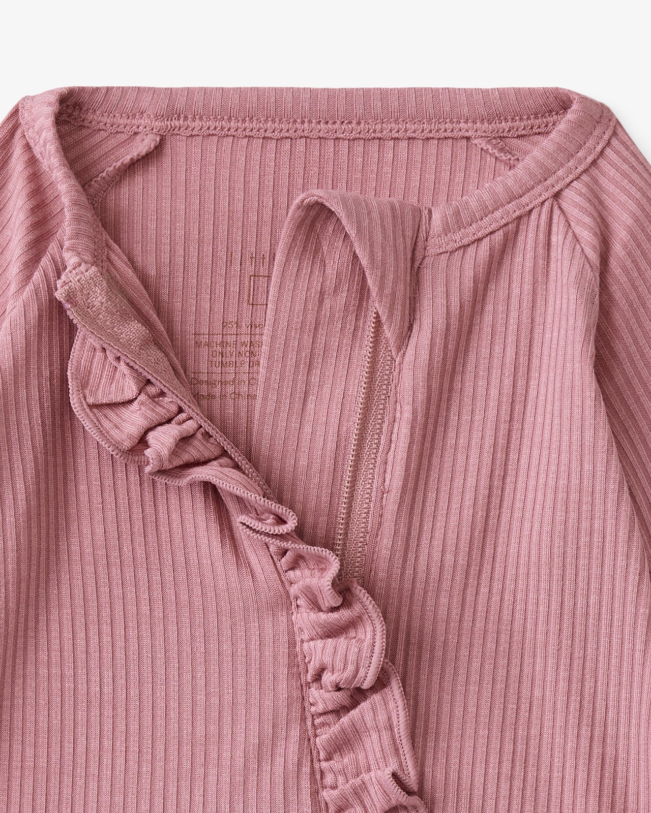 Rosewood Ribbed Ruffle Zippy - Image 6