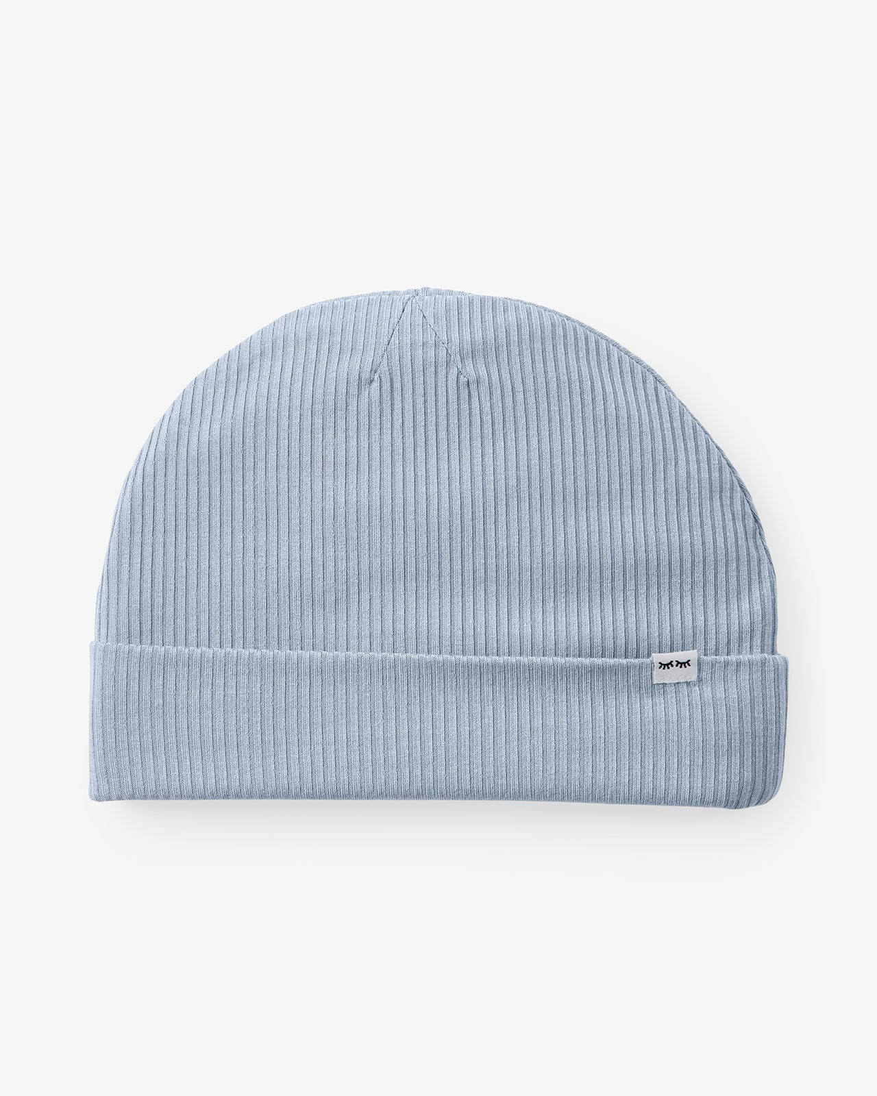Light Fog Ribbed Infant Beanie - Image 7