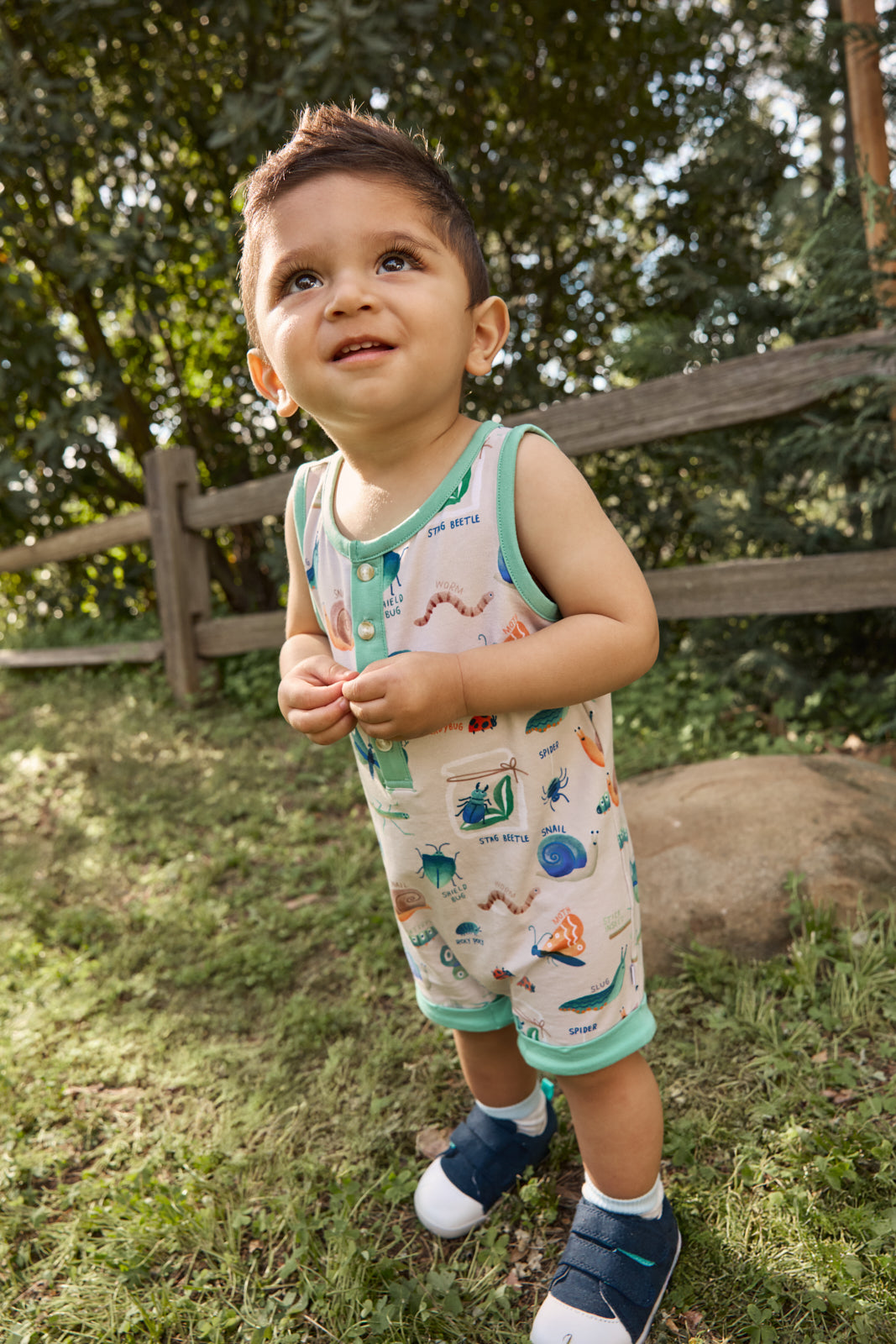 Nature Notes Henley Romper - Image 4