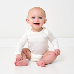 Soft White Long Sleeve Bodysuit