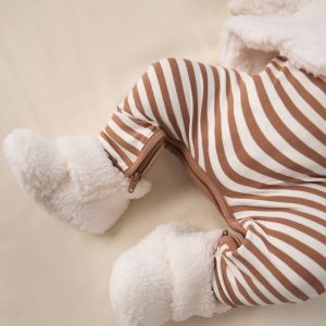 Soft White Sherpa Crossover Booties