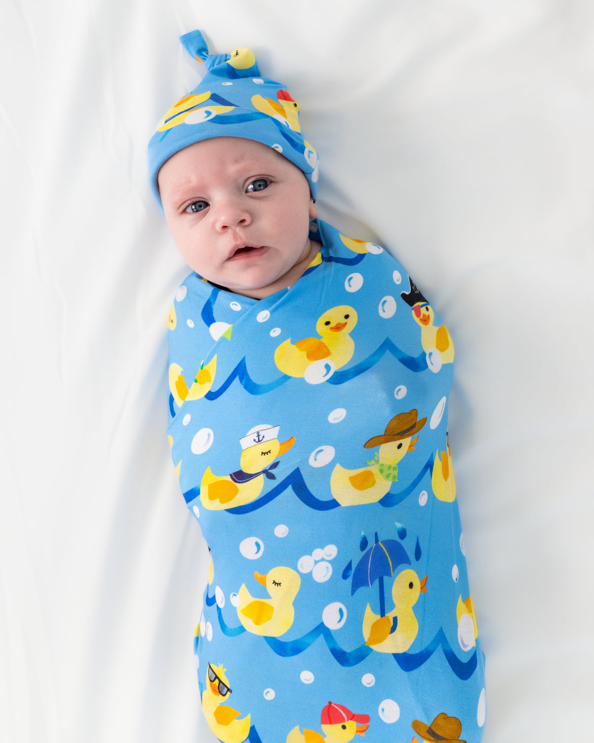 Splish Splash Swaddle & Hat Set