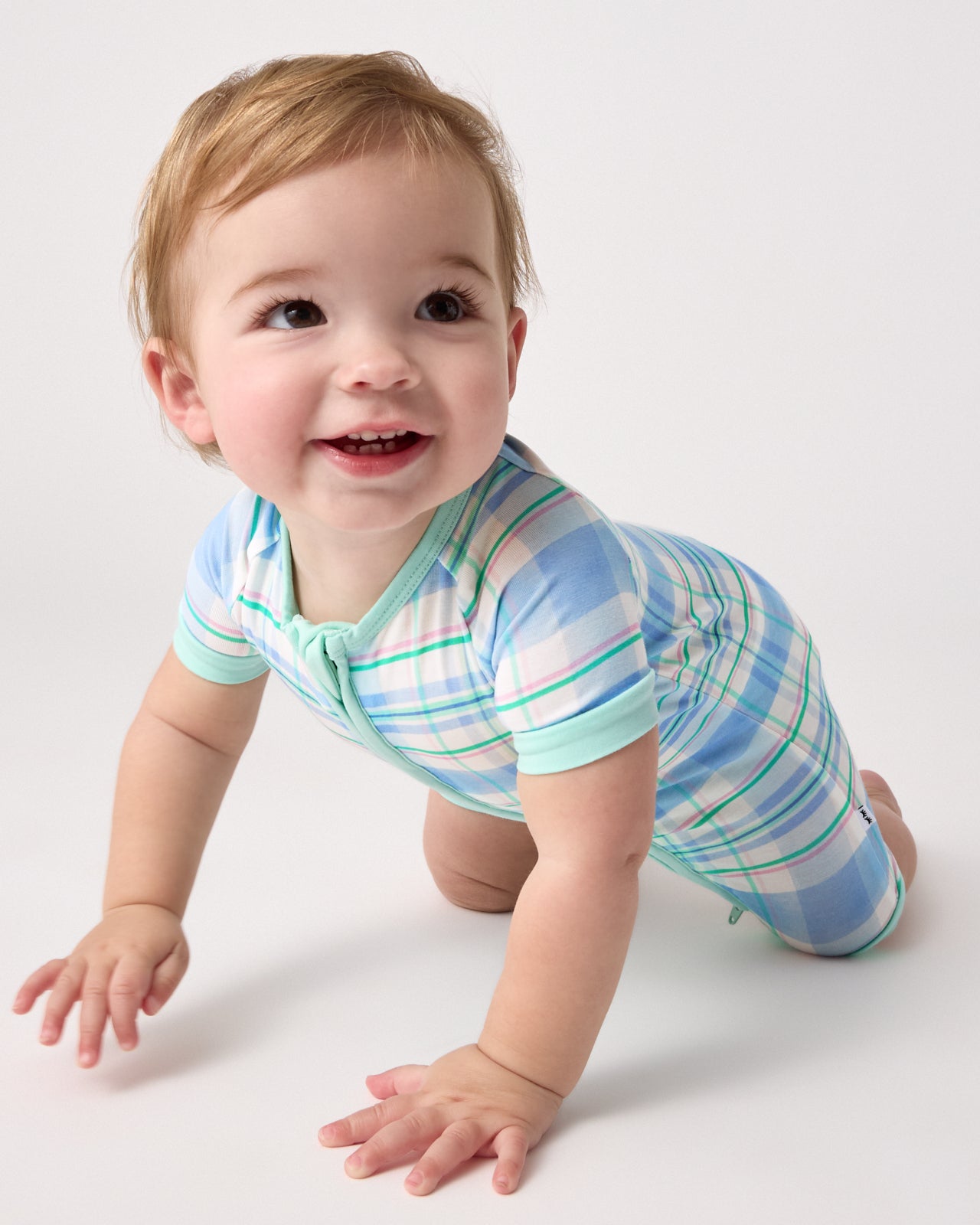 Springtime Plaid Shorty Zippy