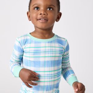 Springtime Plaid Two-Piece Pajama Set