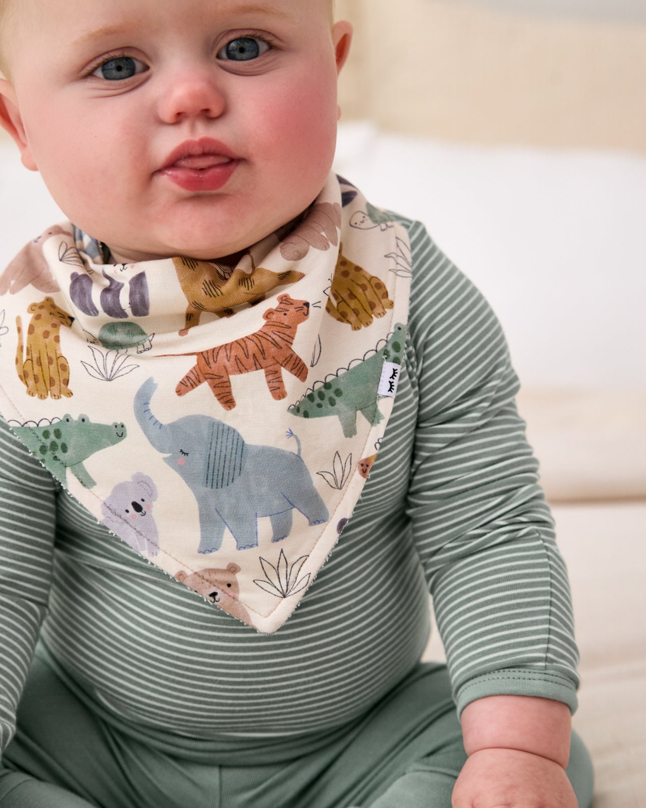 Sweet Safari Bandana Bib - Image 2