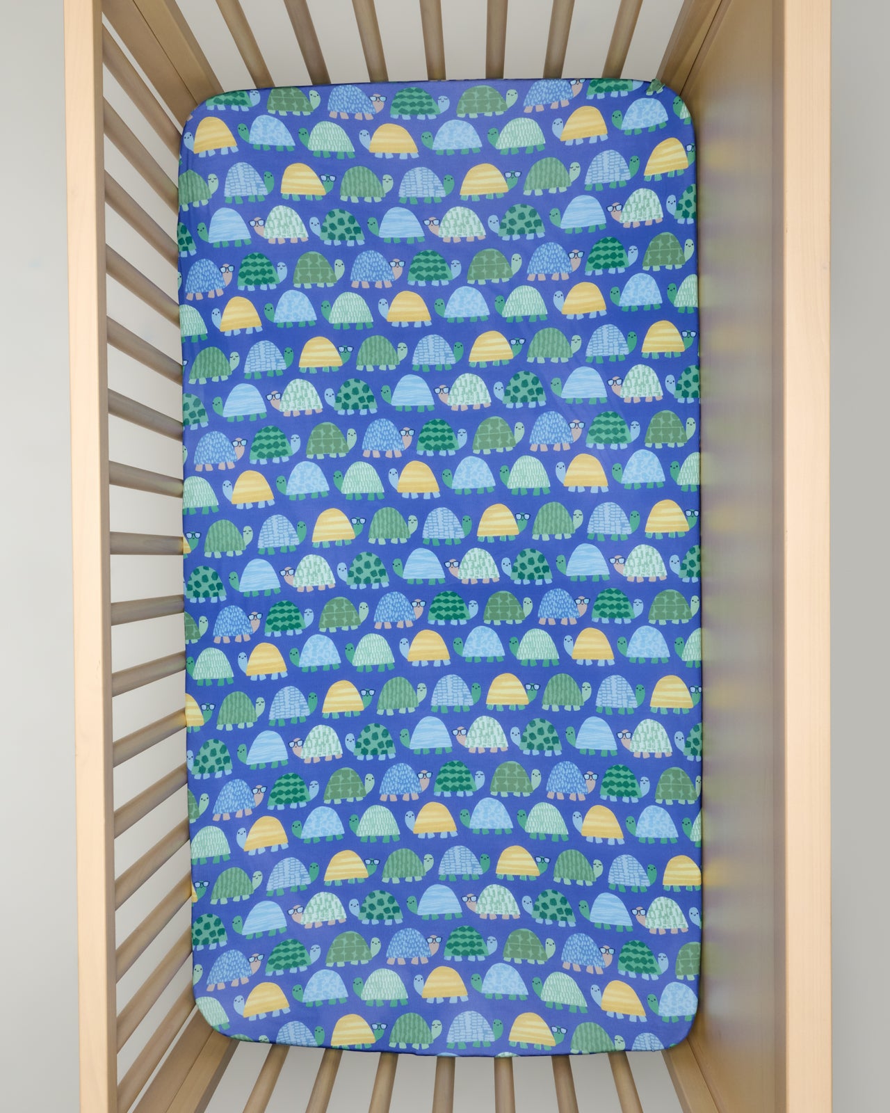 Shell Parade Fitted Crib Sheet